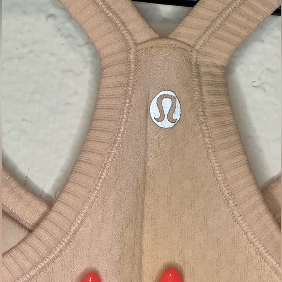 Peach Lululemon Tank *DESCRIPTION* - Picture 3 of 3